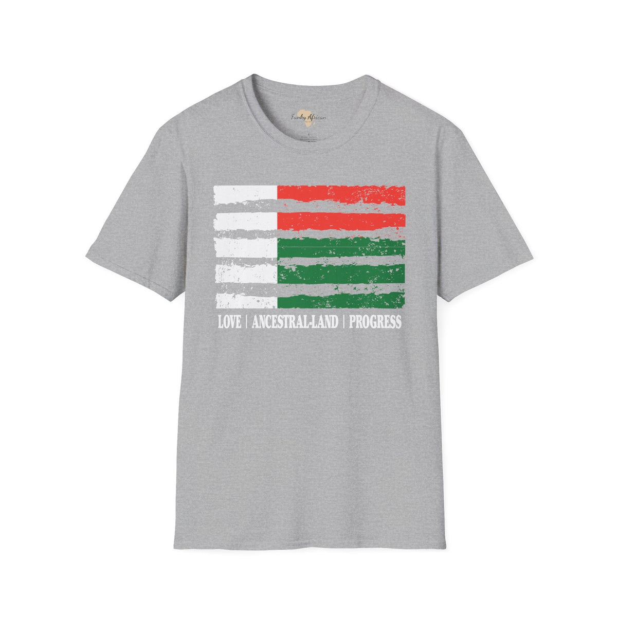 Madagascar strip unisex softstyle tee Funky African