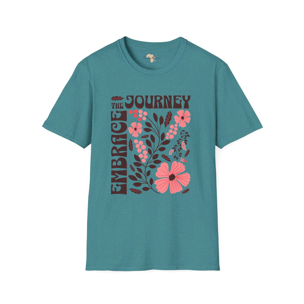Embrace the journey unisex softstyle tee Funky African