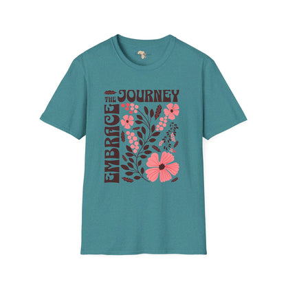 Embrace the journey unisex softstyle tee