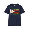 Zimbabwe strip unisex softstyle tee Funky African
