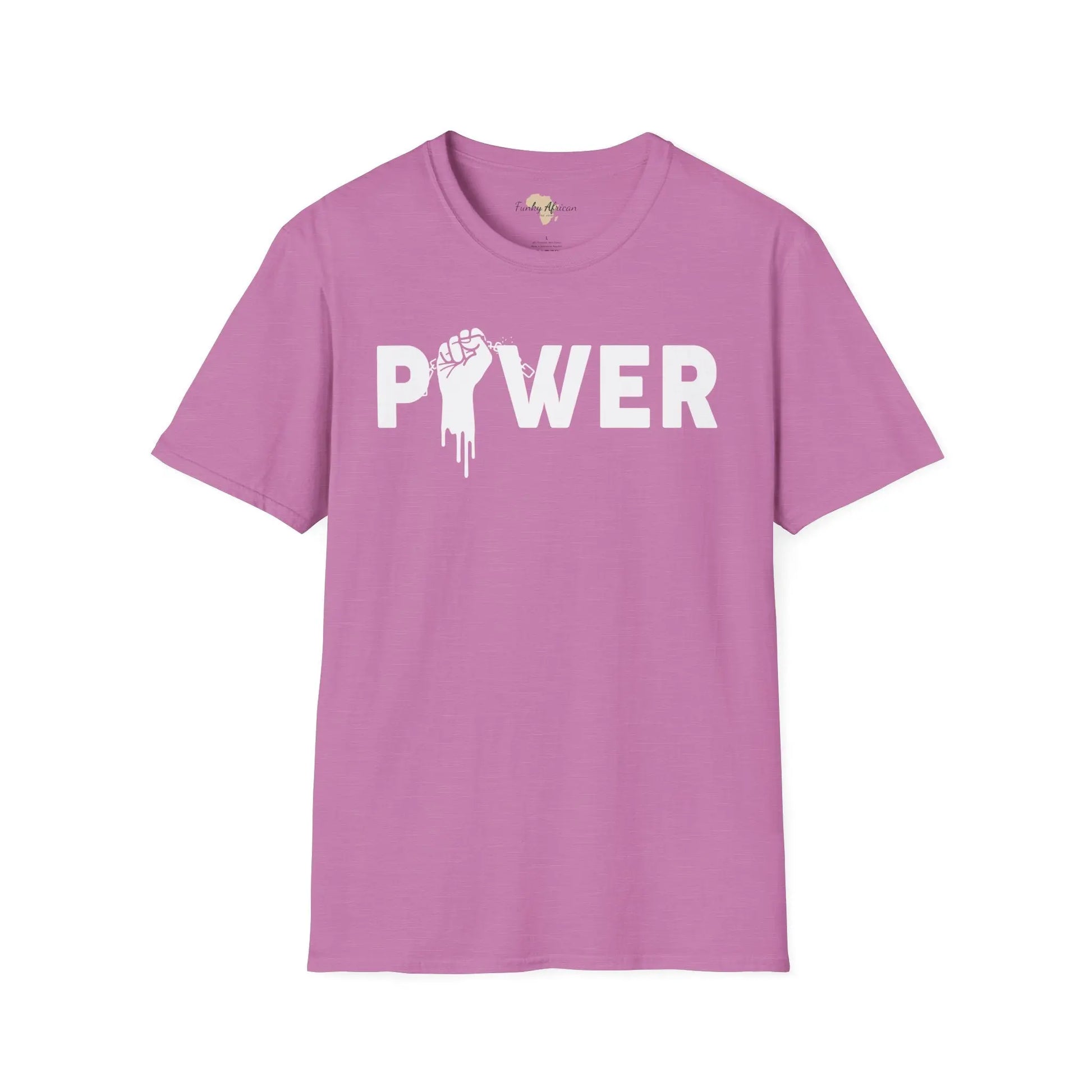Power unisex softstyle tee Funky African