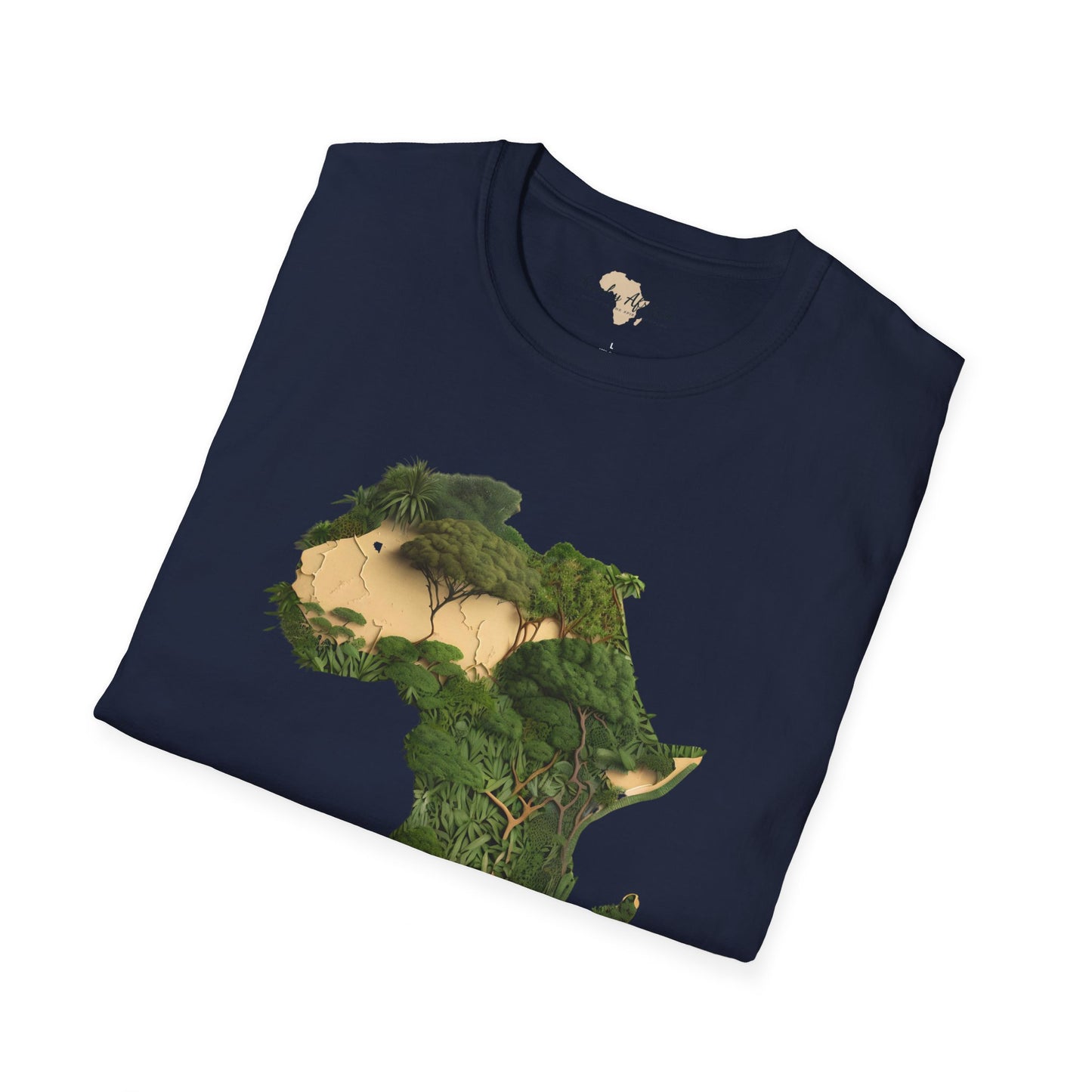 African forest unisex softstyle tee