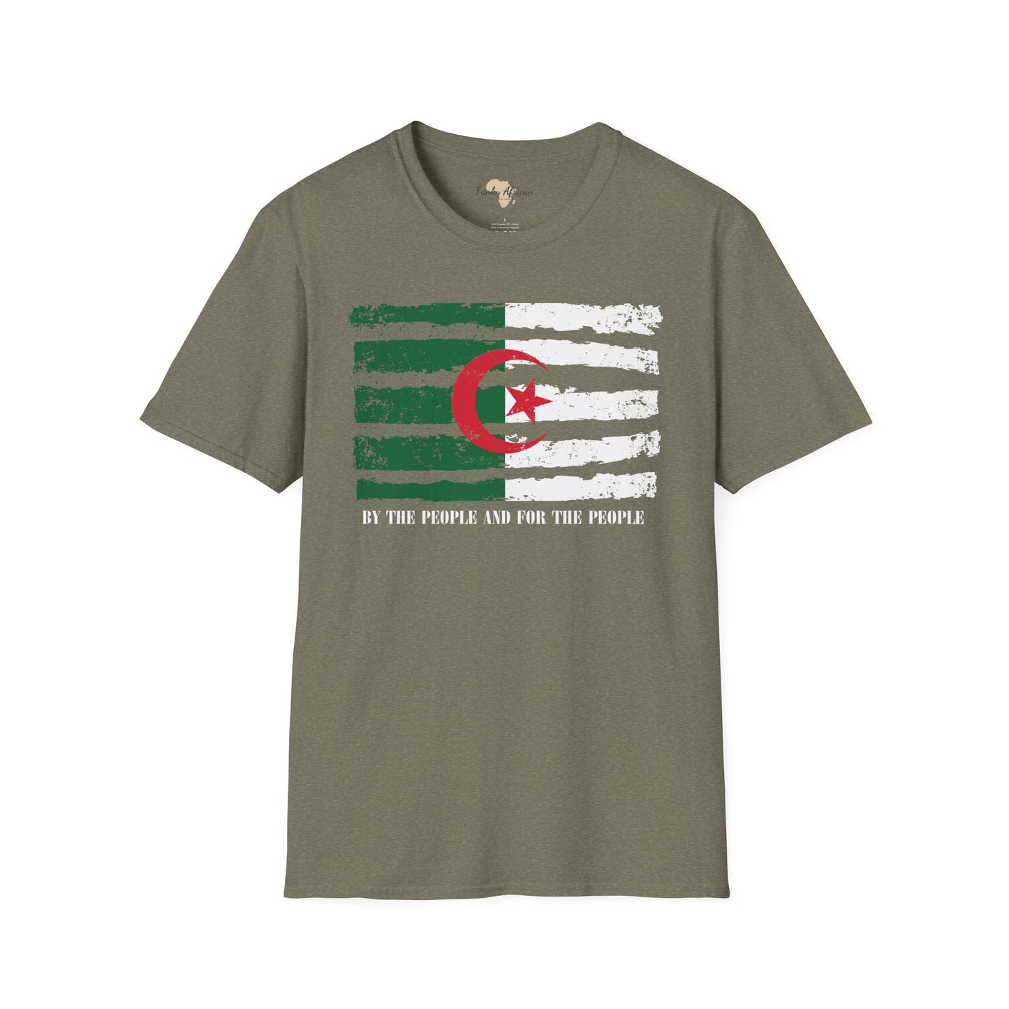 Algeria strip unisex softstyle tee