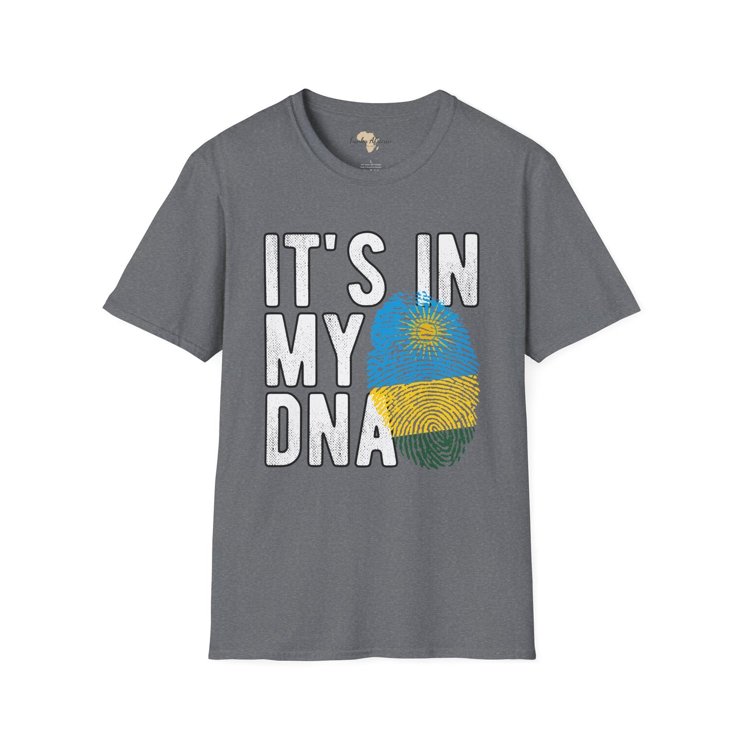 it's in my DNA unisex tee - Rwanda