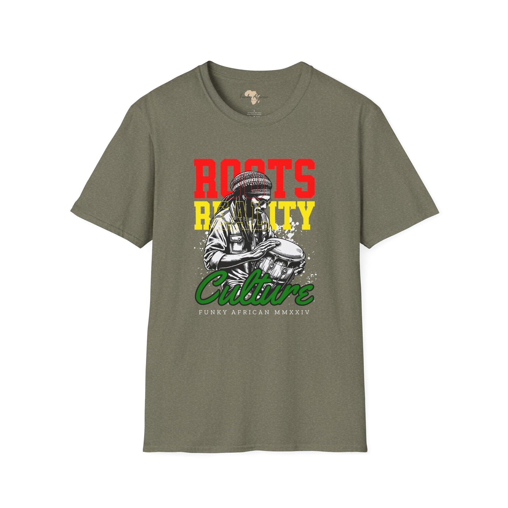 Roots reality unisex tee Funky African