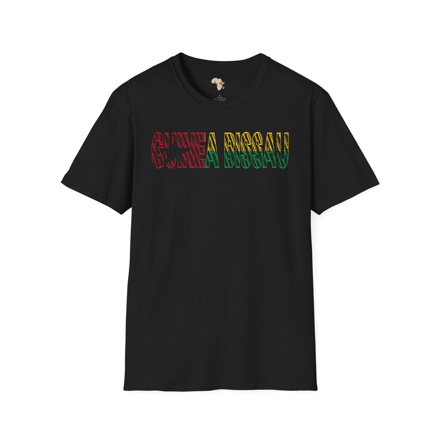 Guinea-Bissau text unisex softstyle tee