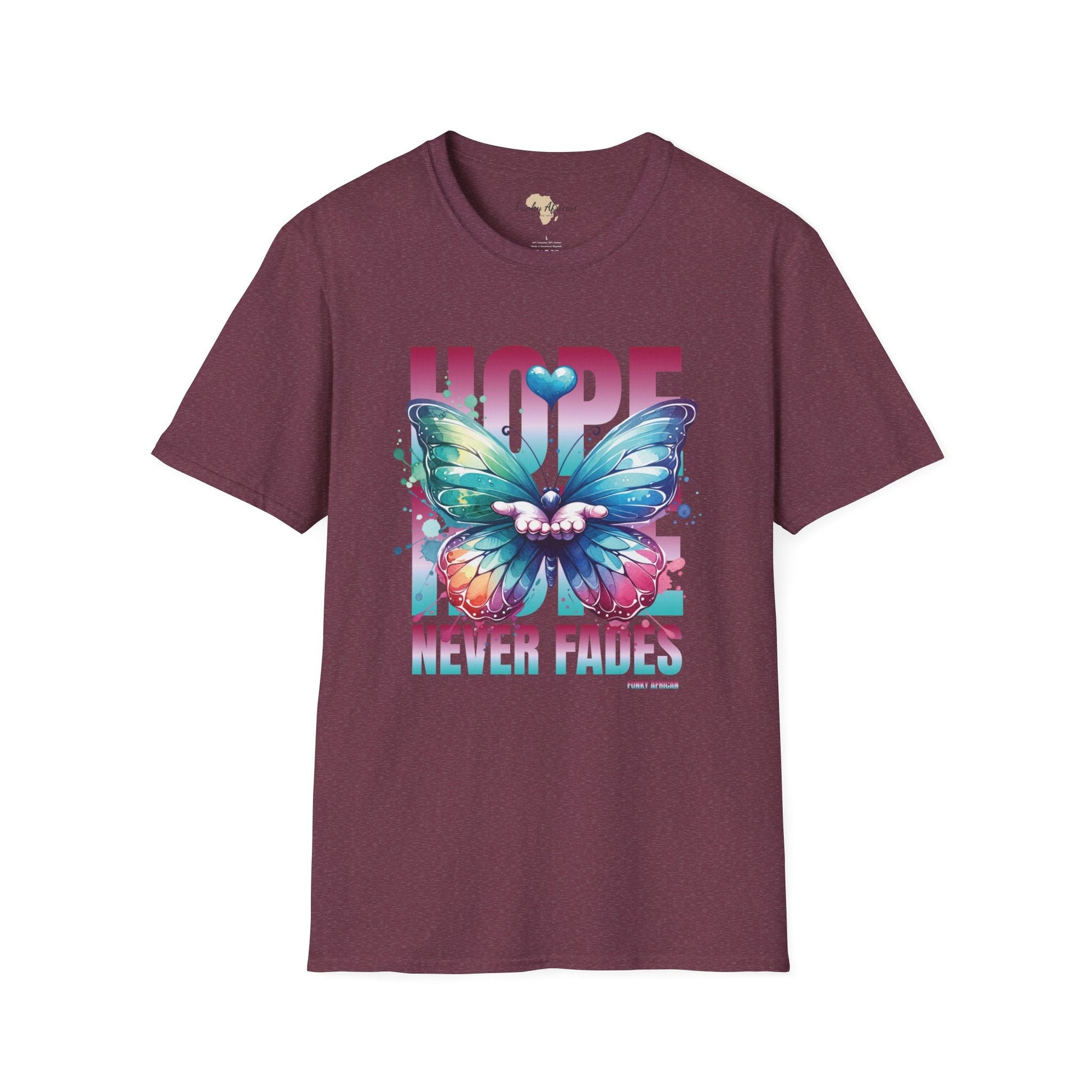 Hope never fails unisex softstyle tee Funky African