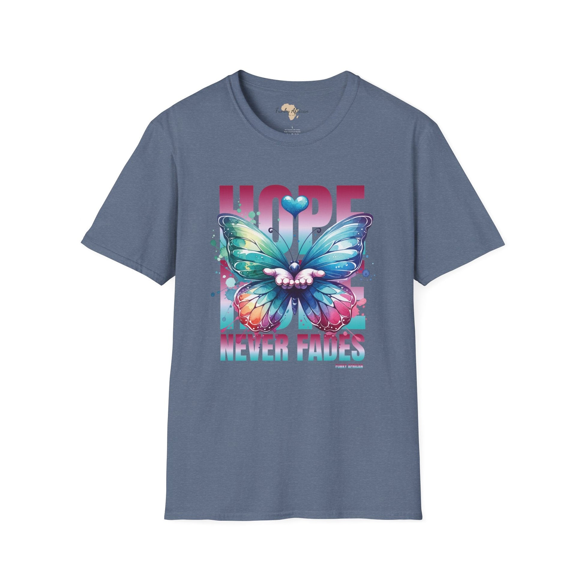 Hope never fails unisex softstyle tee Funky African