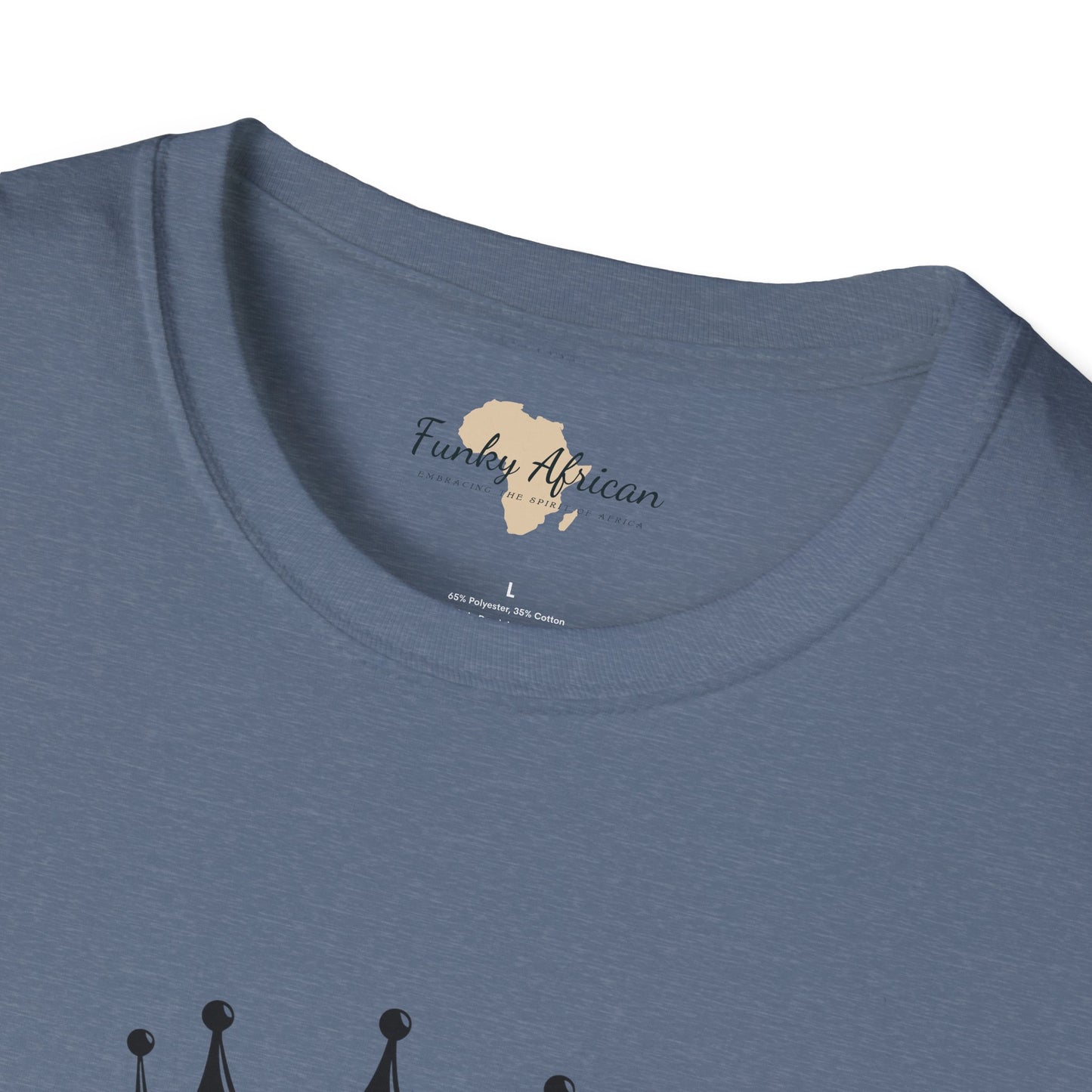 African King graffiti unisex softstyle tee