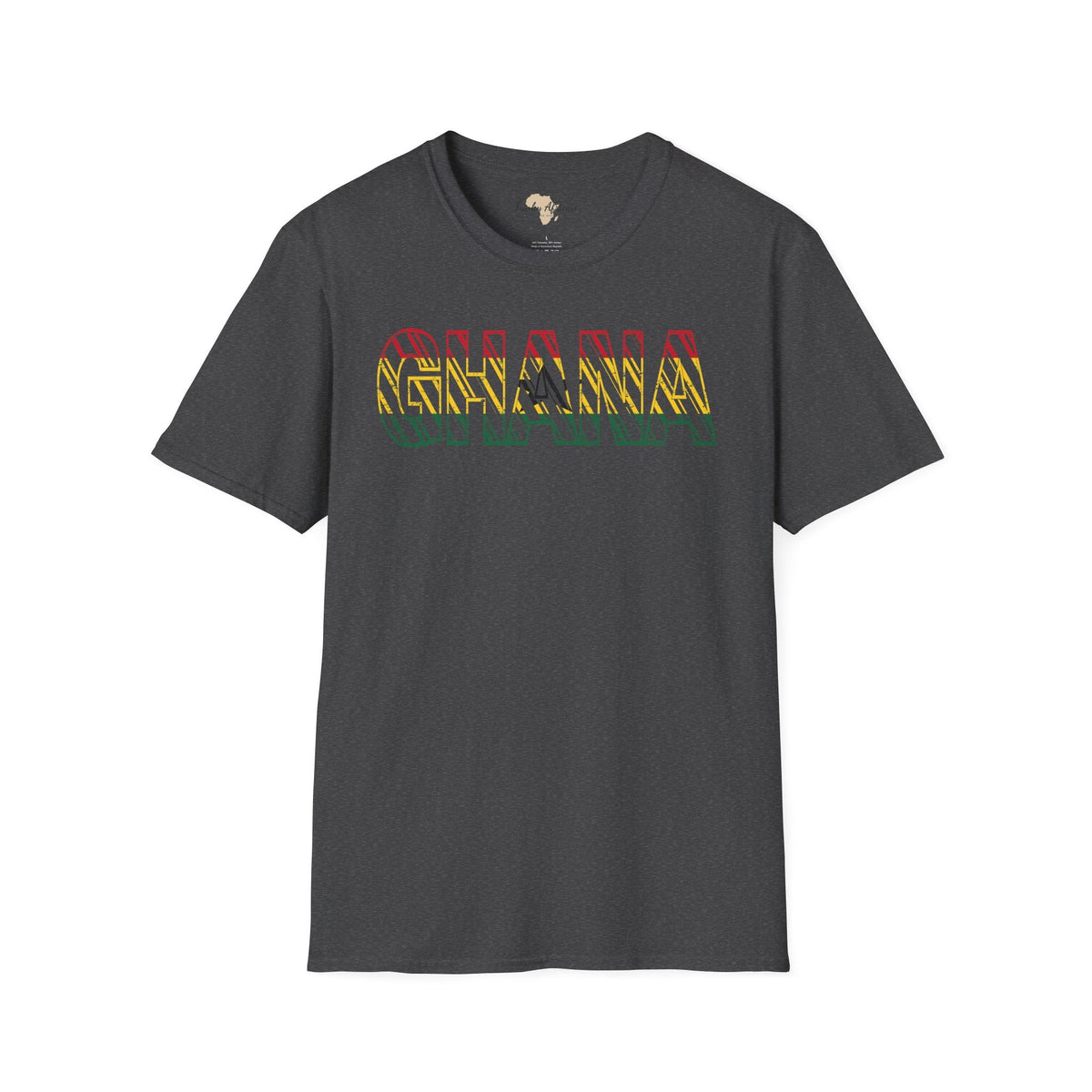 Ghana text unisex softstyle tee Funky African