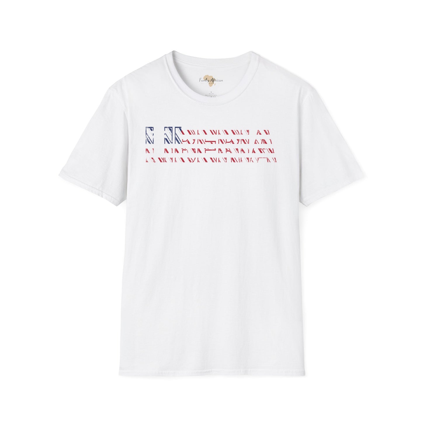 Liberia text unisex softstyle tee