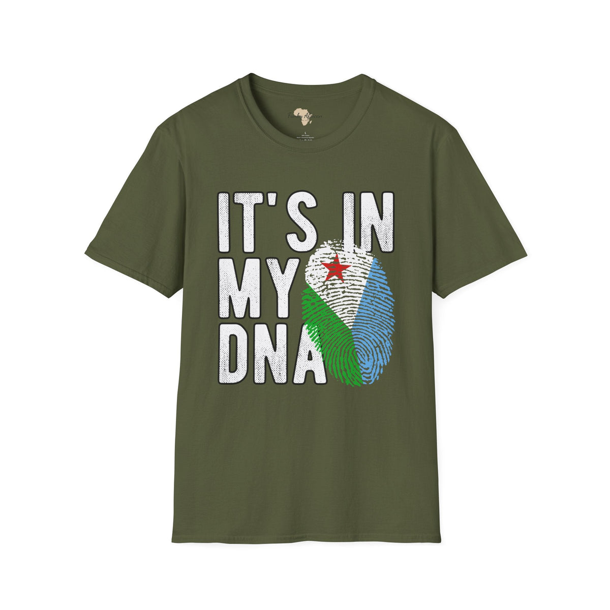 it's in my DNA unisex tee - Djibouti Funky African