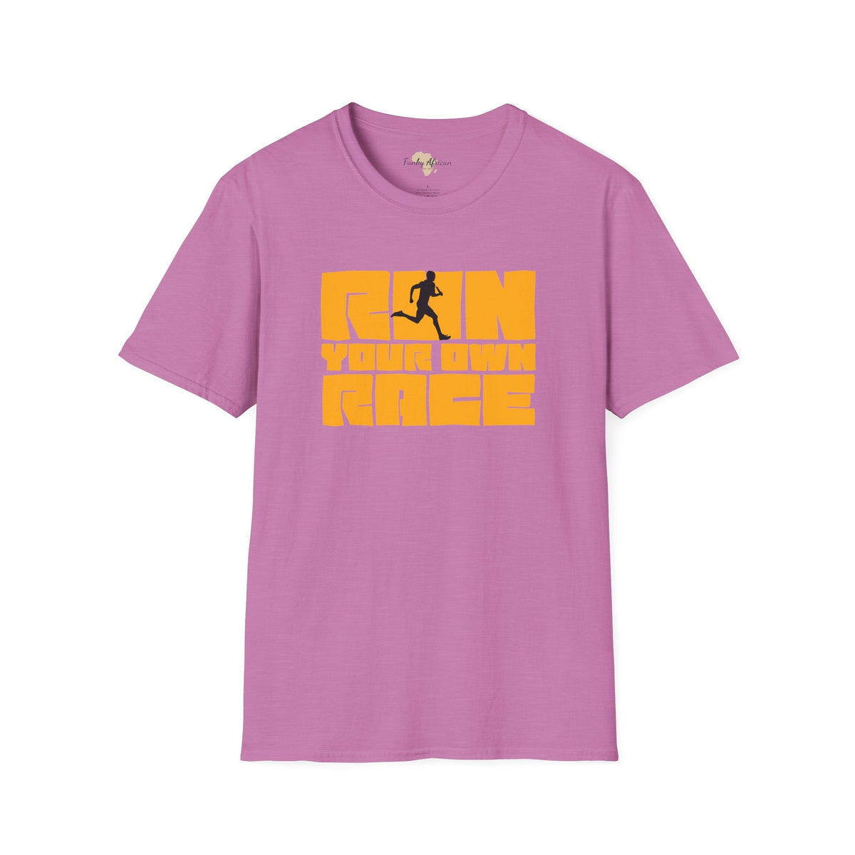 Run your own race unisex softstyle tee Funky African