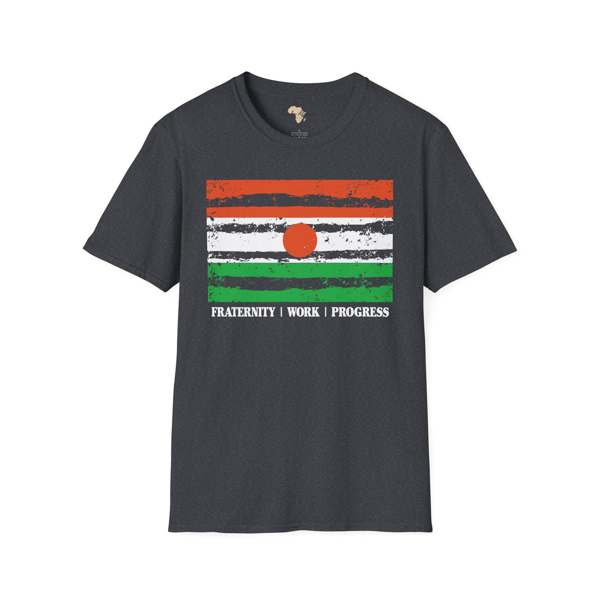 Nigerien strip unisex softstyle tee Funky African