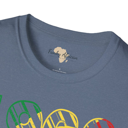 Republic of the Congo text unisex softstyle tee