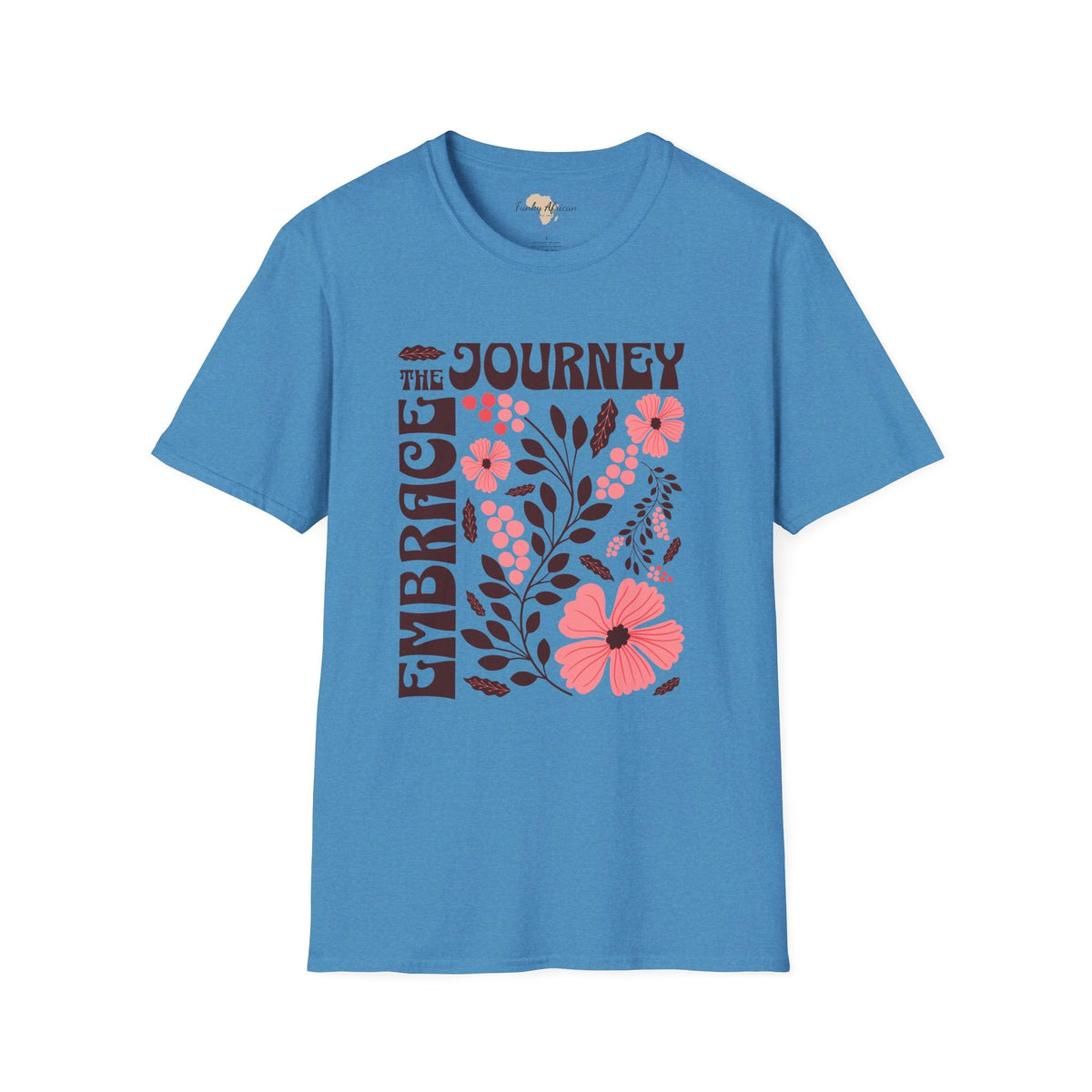 Embrace the journey unisex softstyle tee Funky African
