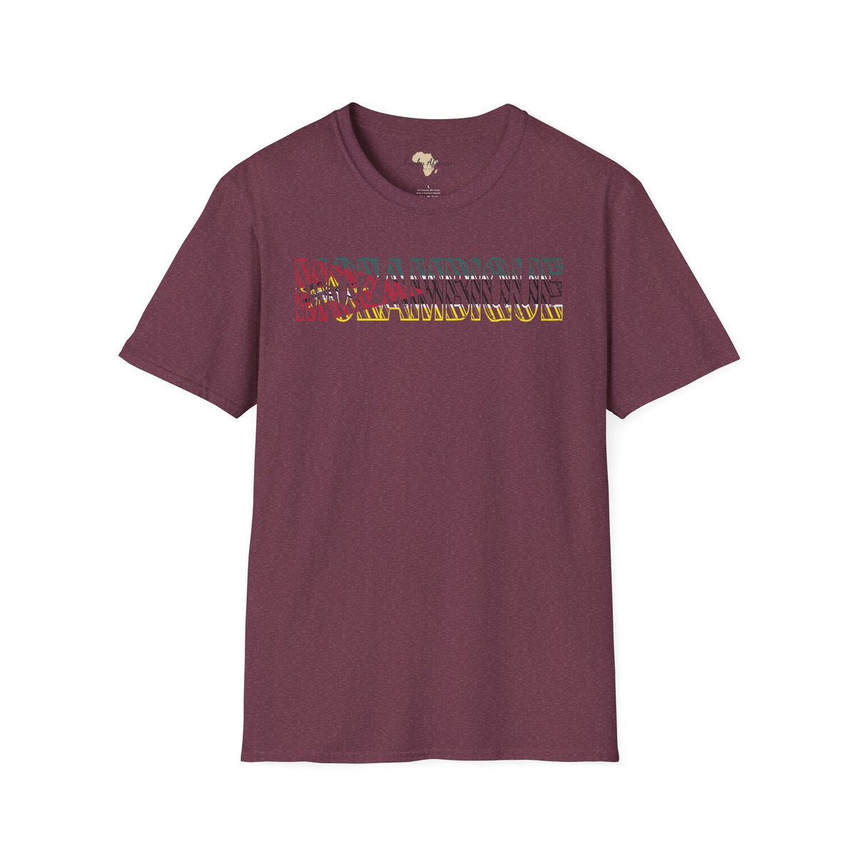Mozambique text unisex softstyle tee Funky African