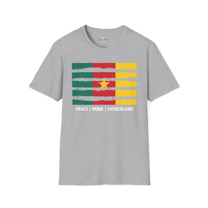 Cameroon strip unisex softstyle tee