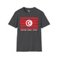 Tunisia strip unisex softstyle tee Funky African