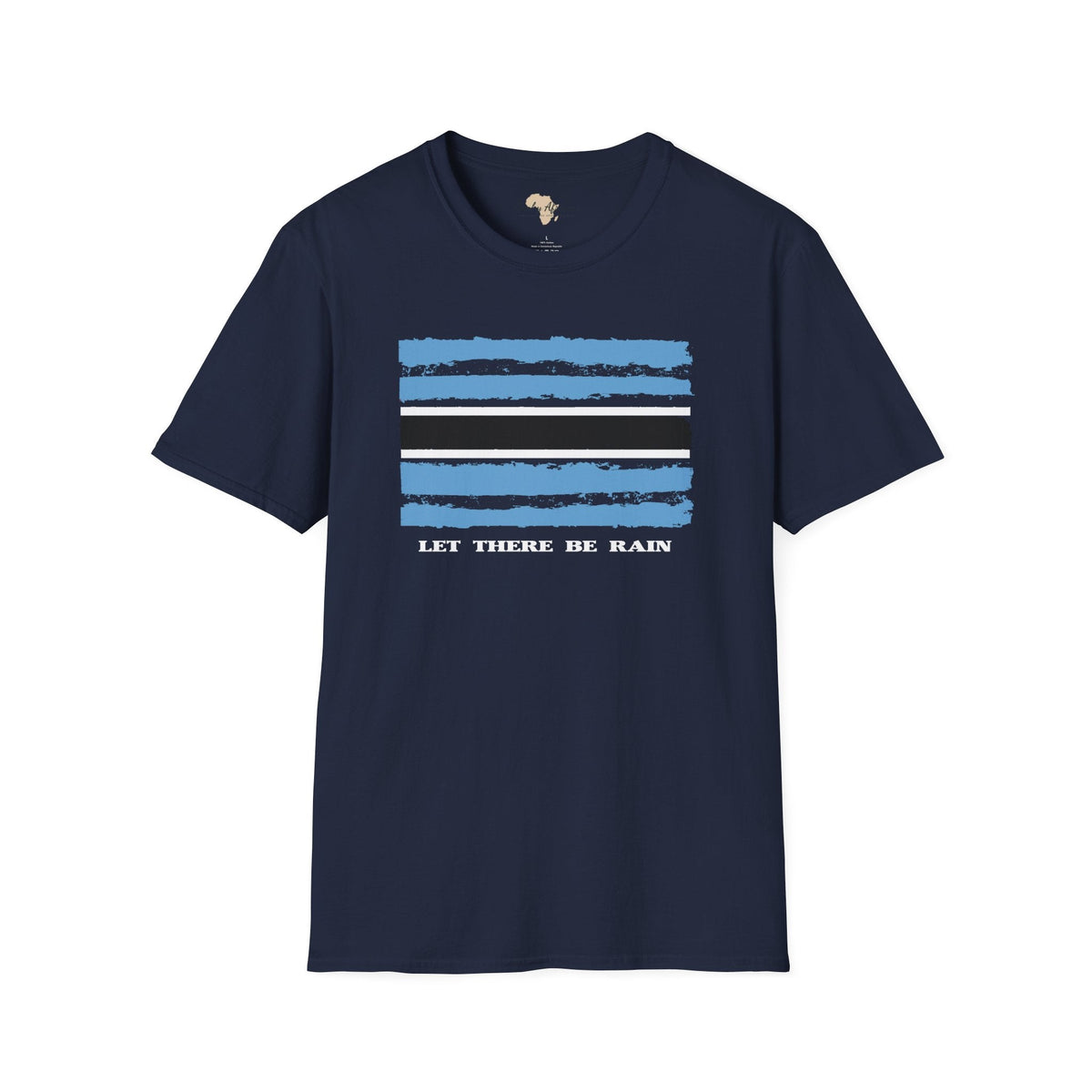Botswana strip unisex softstyle tee Funky African