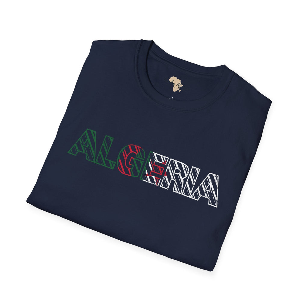 Algeria text unisex softstyle tee Funky African