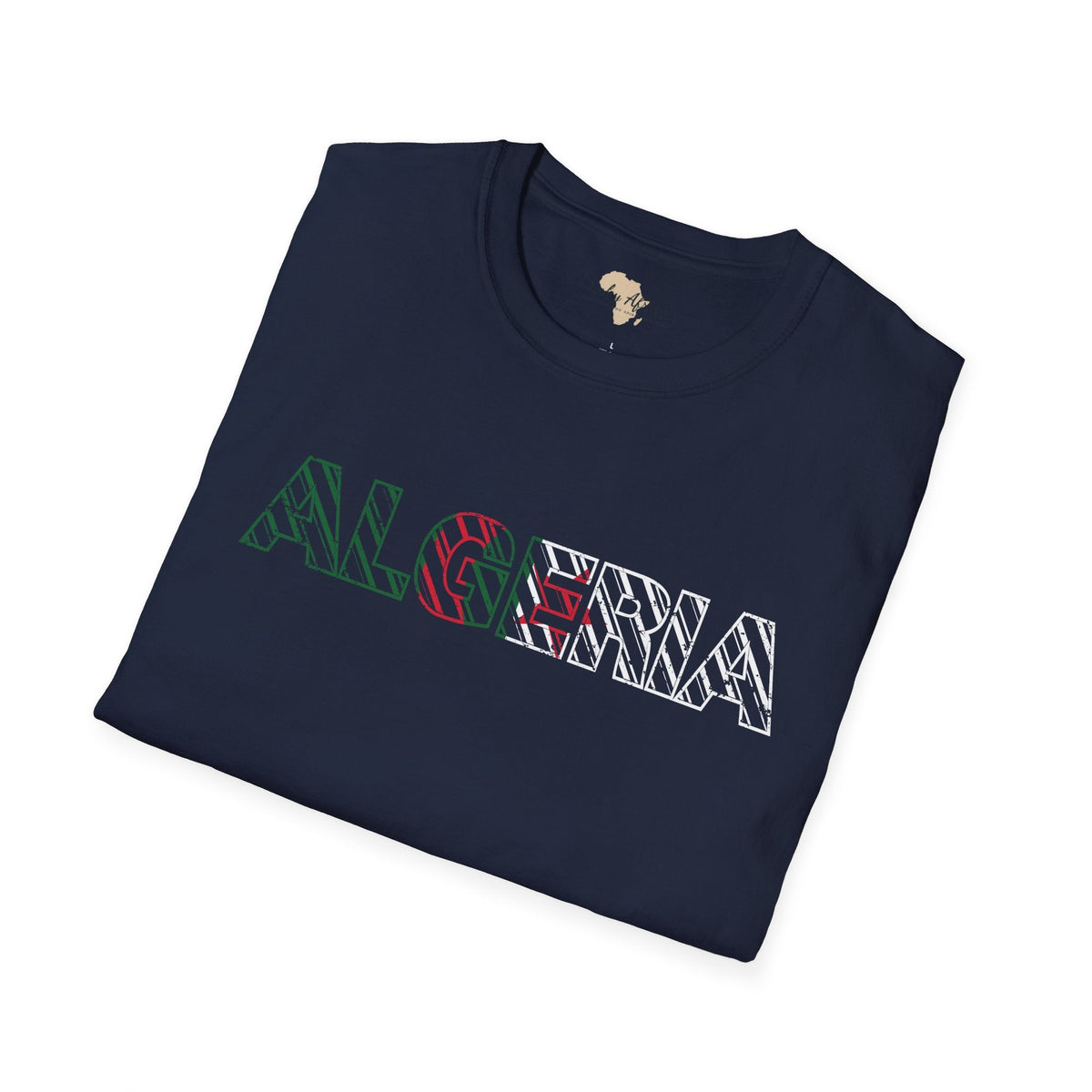 Algeria text unisex softstyle tee Funky African