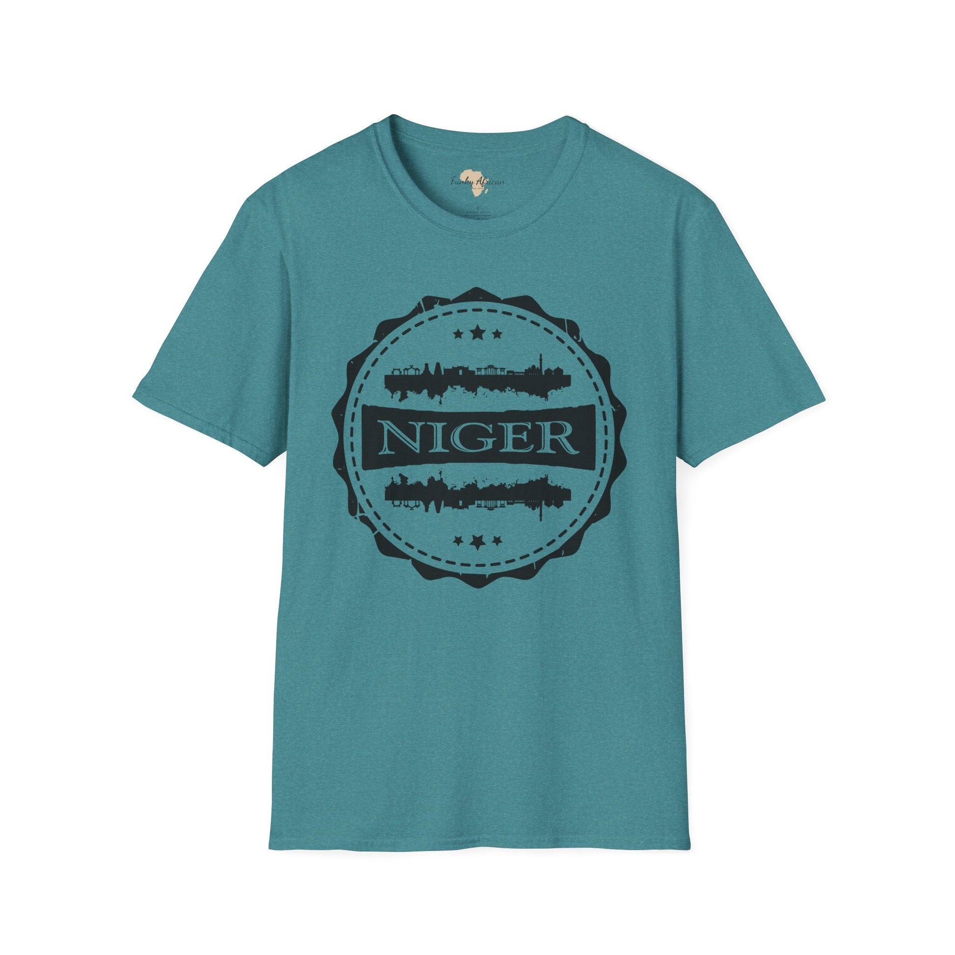 Nigerien Stamp unisex tee Funky African