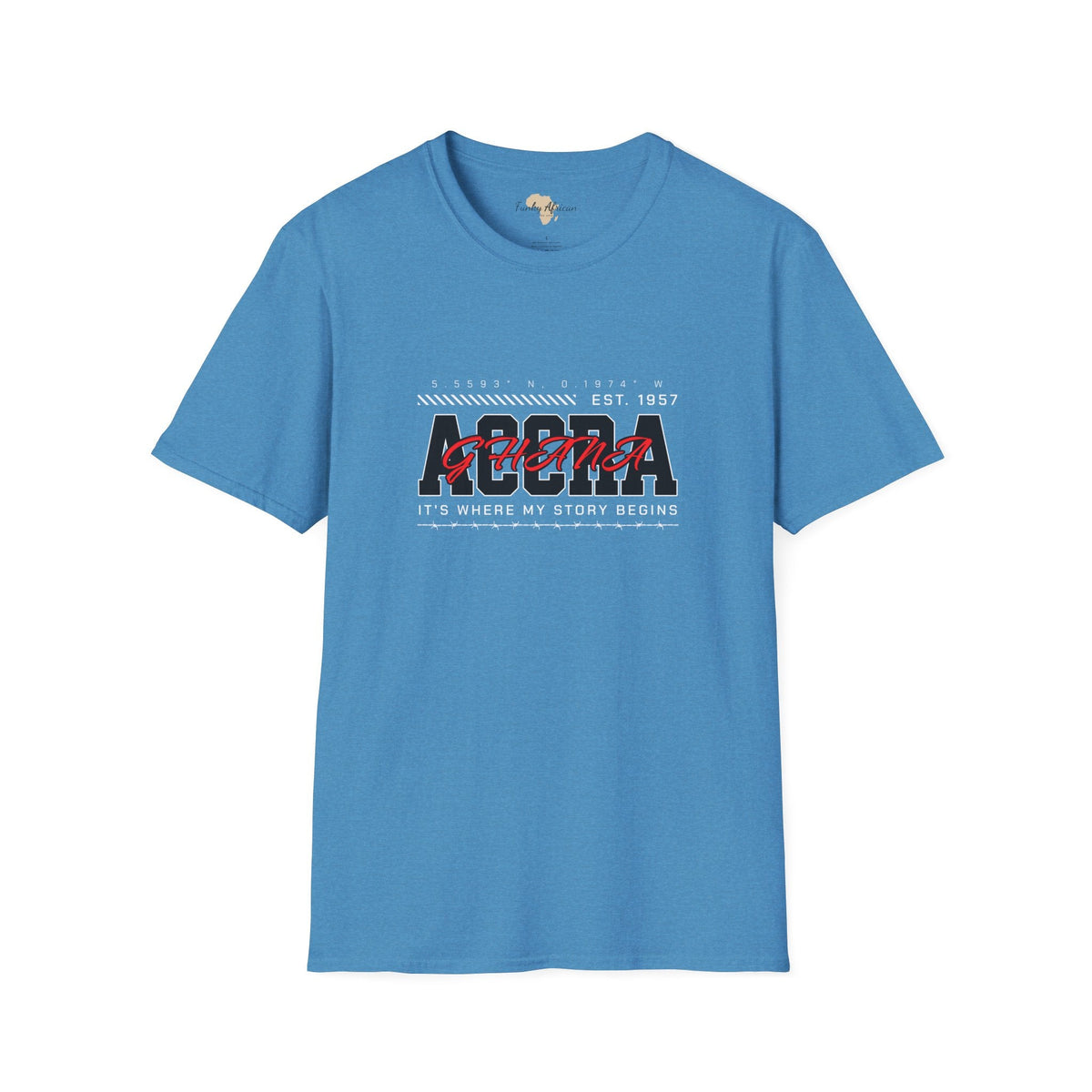 Accra Ghana unisex softstyle tee Funky African