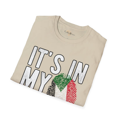 it's in my DNA unisex tee - Sudan