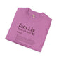 Family unisex softstyle tee Funky African