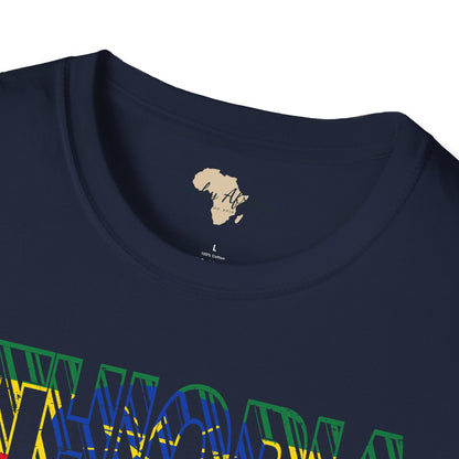 Ethiopia text unisex softstyle tee