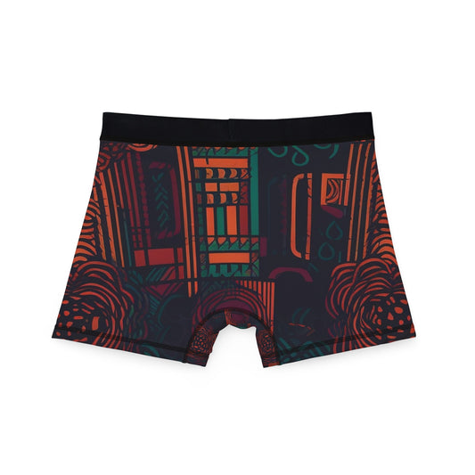 African Print Men's Boxers Funky African