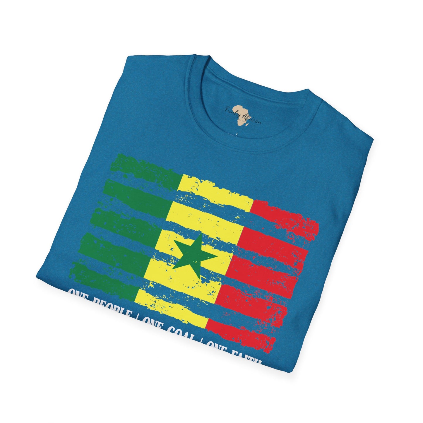 Senegal strip unisex softstyle tee