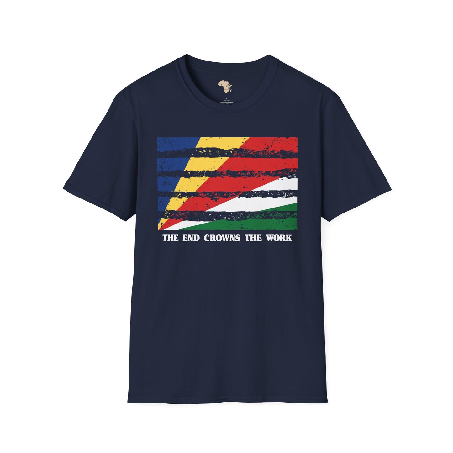 Seychelles strip unisex softstyle tee