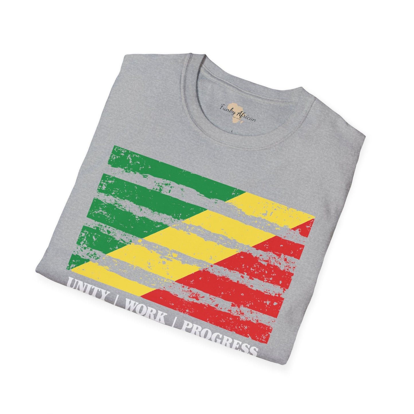 Republic of the Congo strip unisex softstyle tee