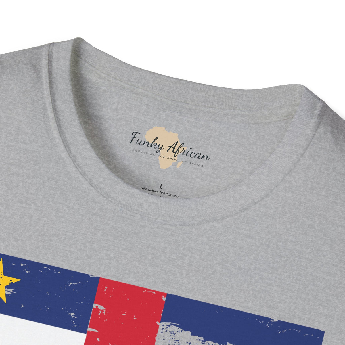 Central African Republic strip unisex softstyle tee Funky African
