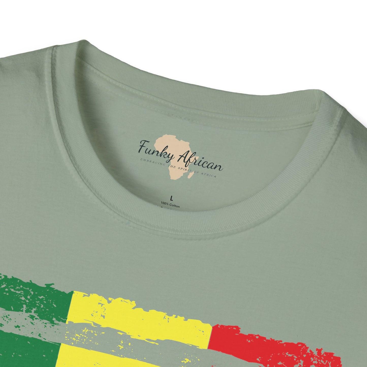 Senegal strip unisex softstyle tee