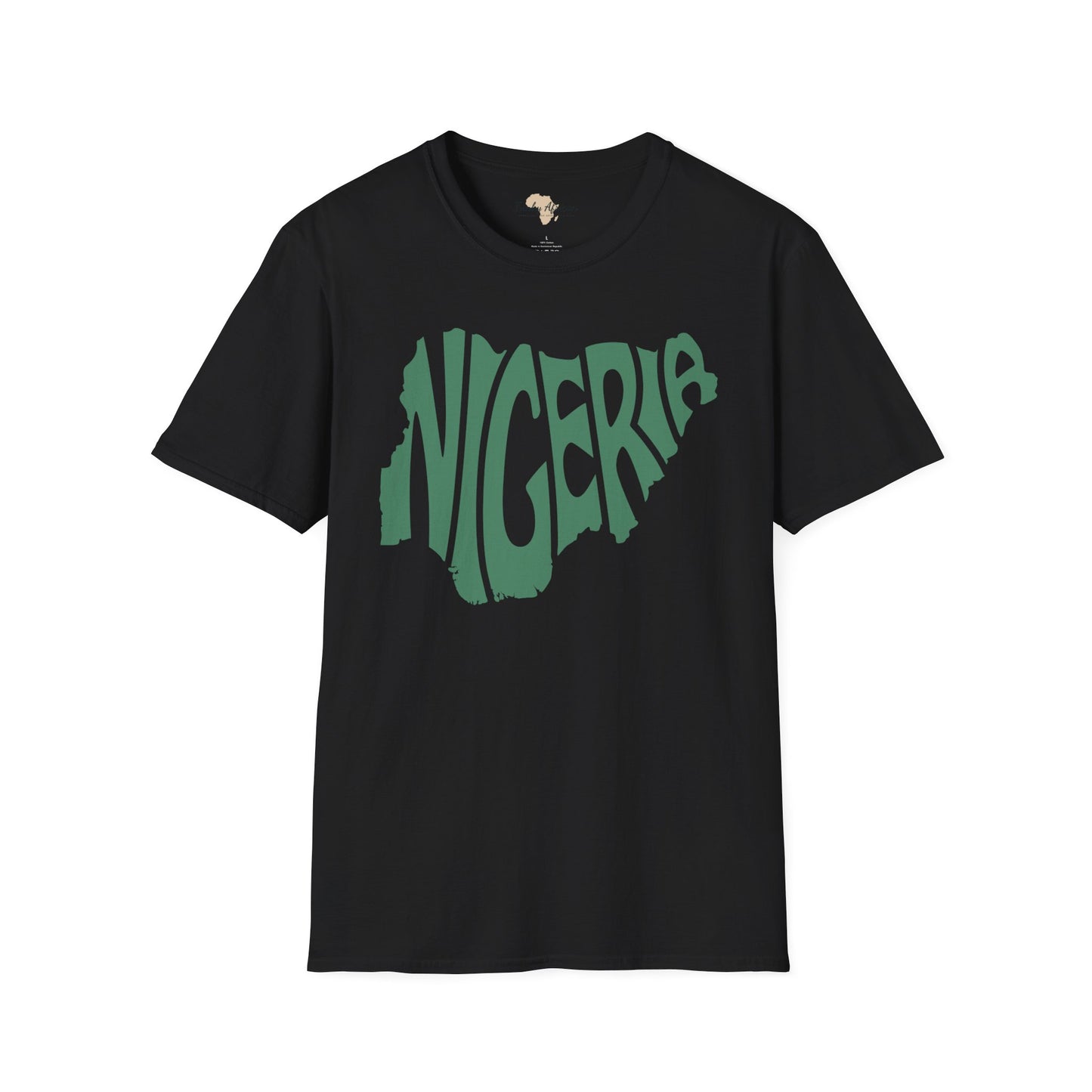 Nigeria cut unisex softstyle tee