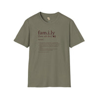 Family unisex softstyle tee Funky African