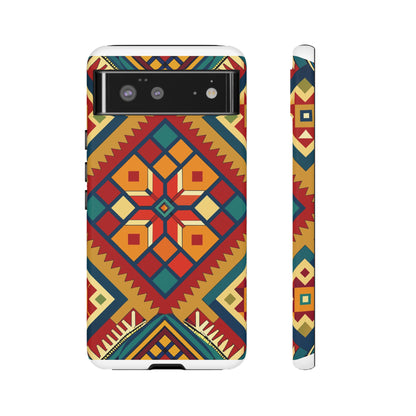 African Print Google Pixel Tough Cases