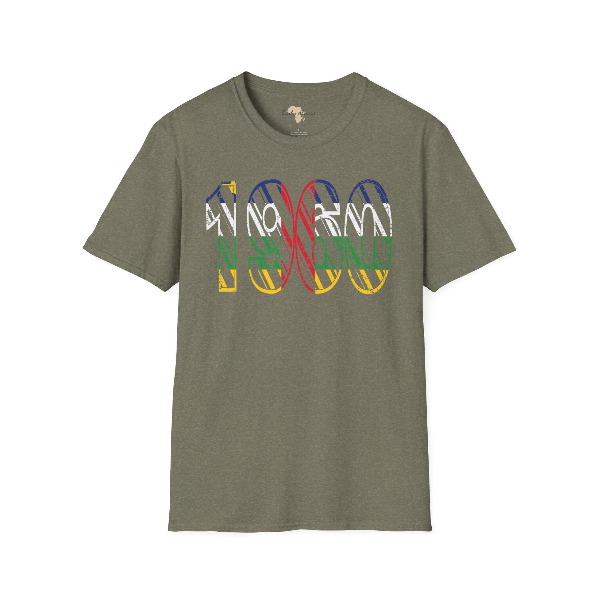 Central African Republic year unisex softstyle tee Funky African