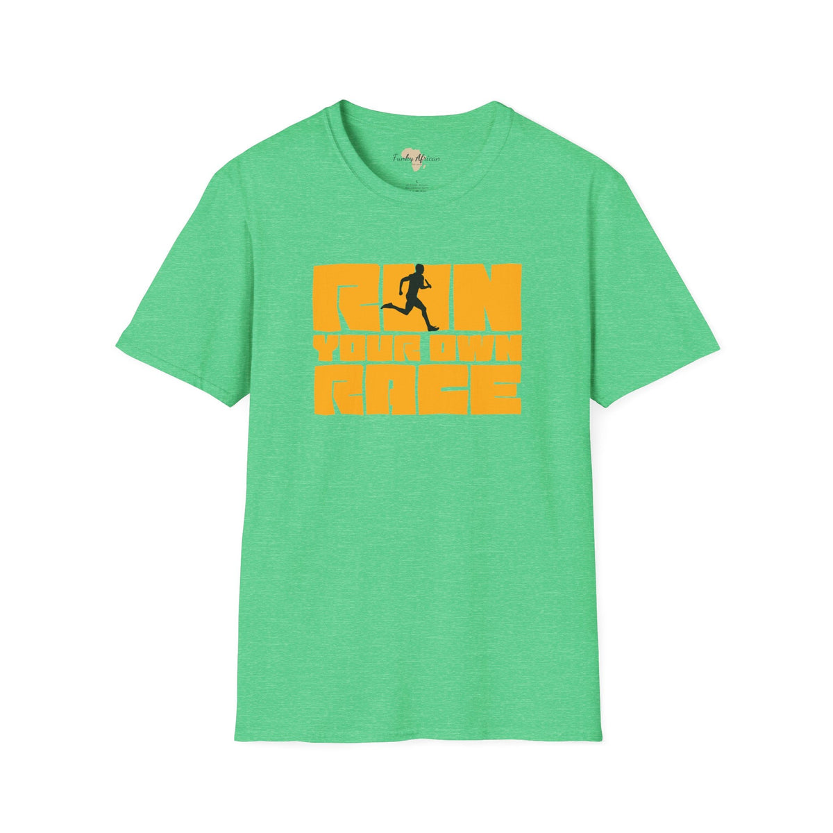 Run your own race unisex softstyle tee Funky African