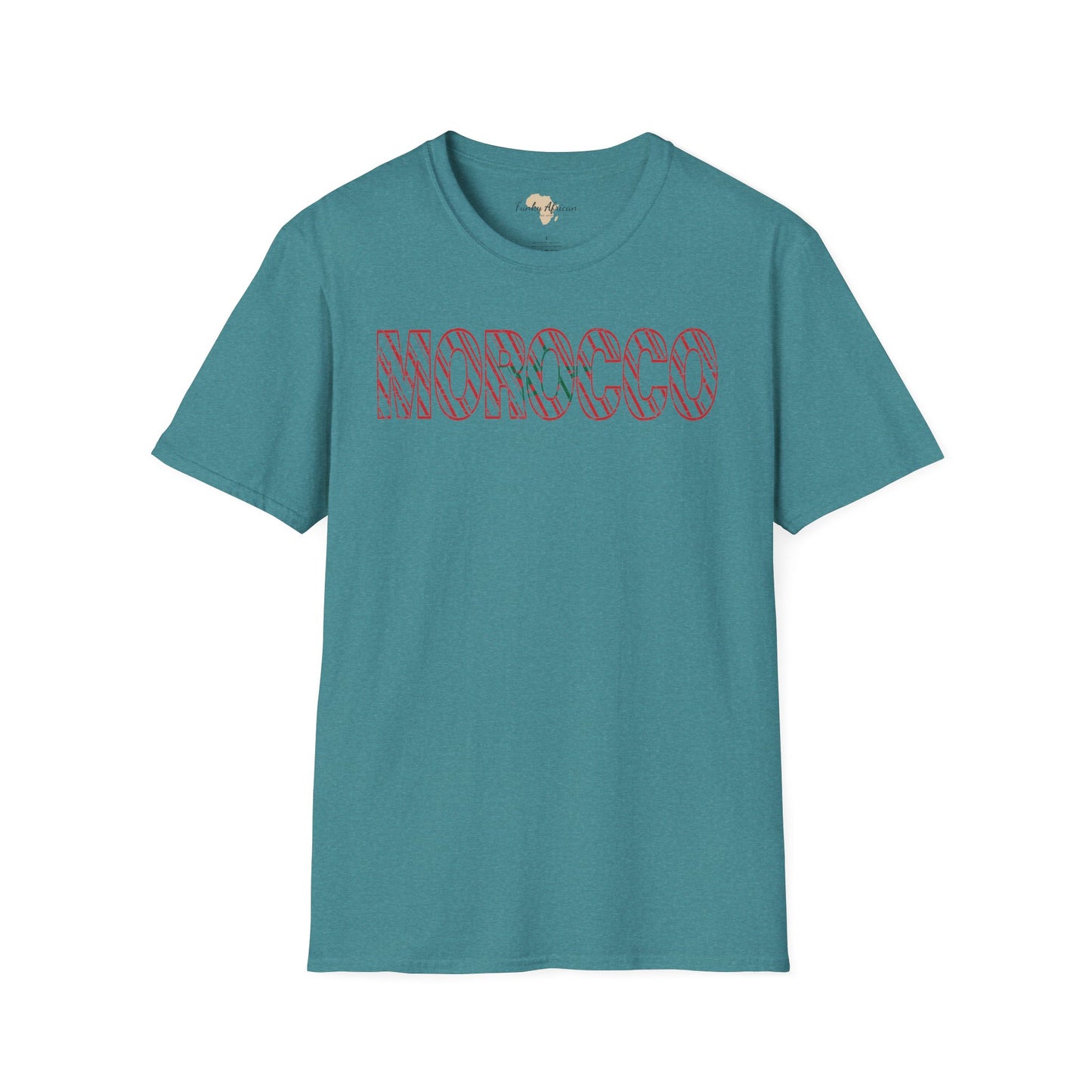 Morocco text unisex softstyle tee