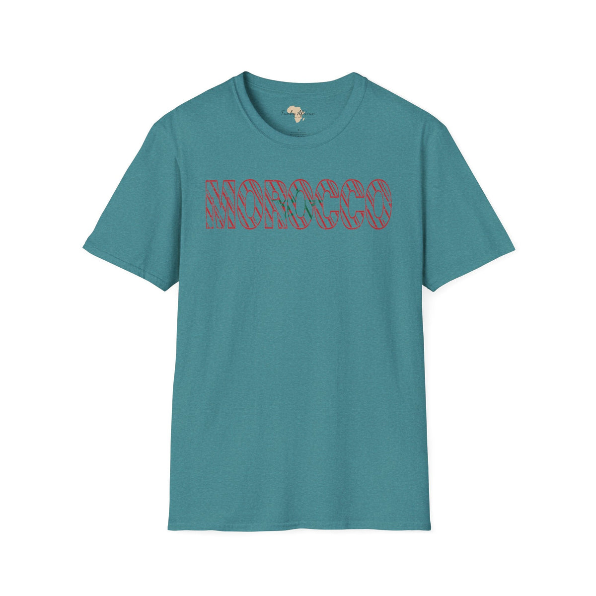Morocco text unisex softstyle tee Funky African