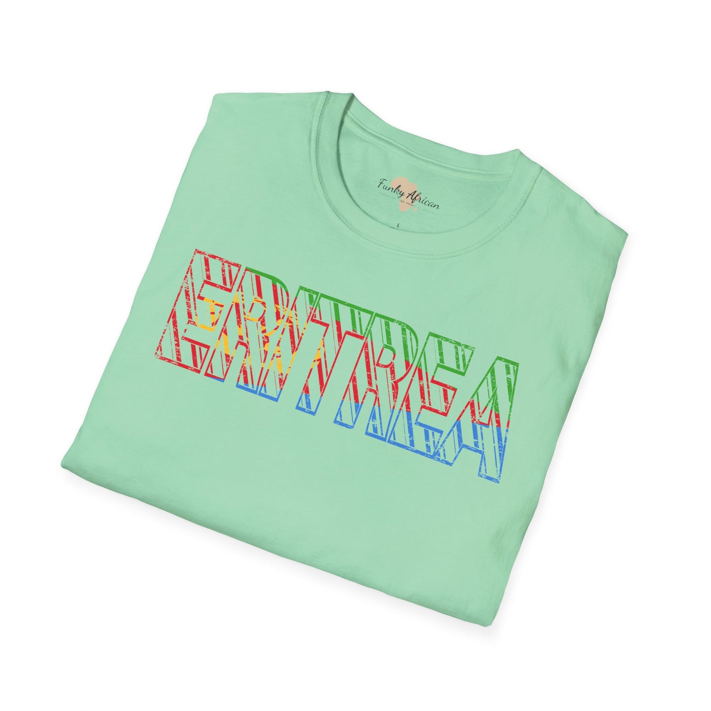 Eritrea text unisex softstyle tee