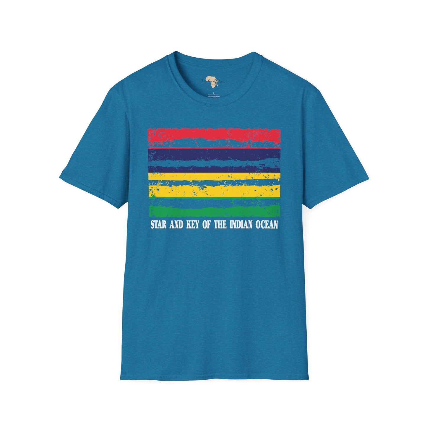 Mauritius strip unisex softstyle tee