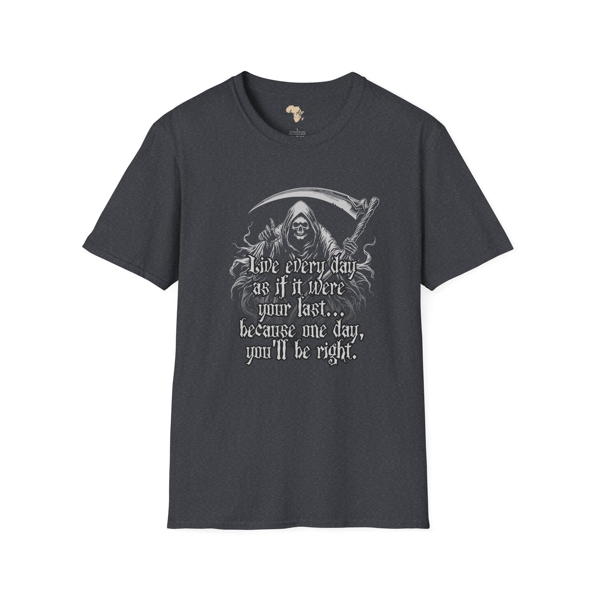 Live everyday unisex softstyle tee Funky African
