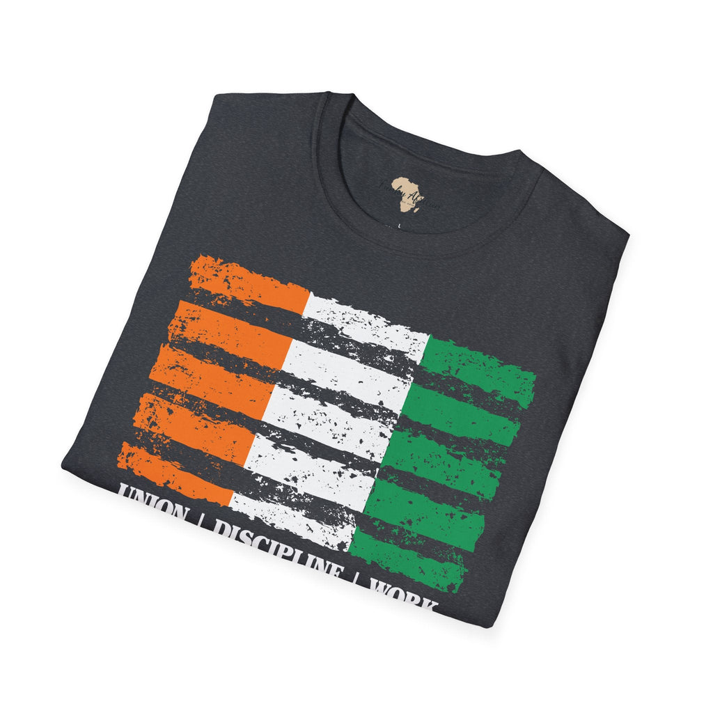 Côte d'Ivoire strip unisex softstyle tee Funky African