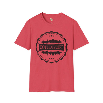 Côte d'Ivoire Stamp unisex tee