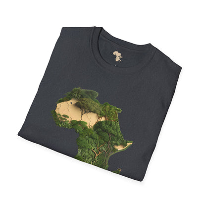 African forest unisex softstyle tee